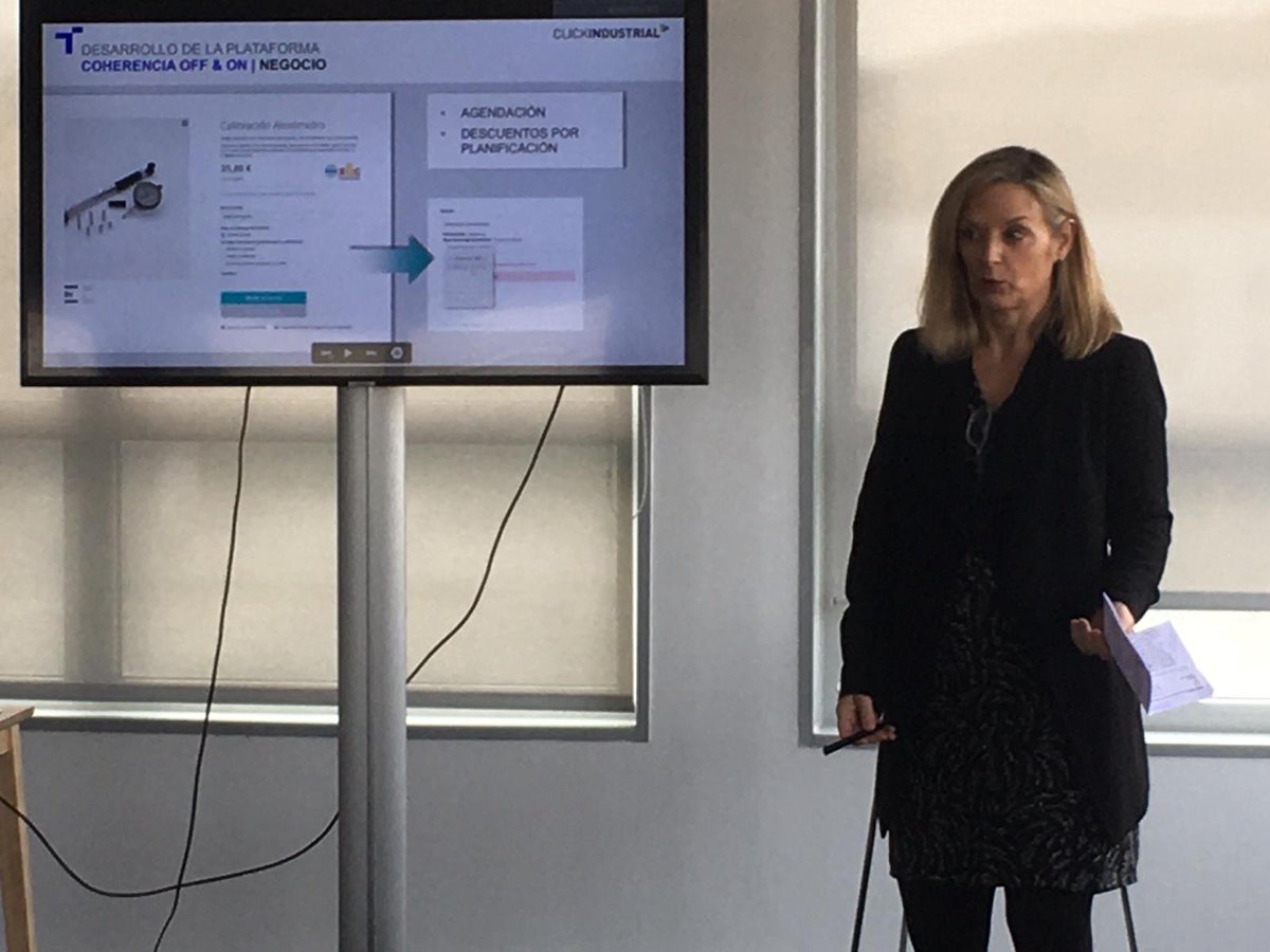 🔛 Hoy estamos en Vitoria hablando acerca de #clickindustrial, nuestra plataforma e-commerce, en el primer encuentro #Digitalks Euskadi. Eskerrik asko por contar con nosotros! <a href="/Ecommerce_es/">Ecommerce News</a> <a href="/on4u/">Onforyou</a>