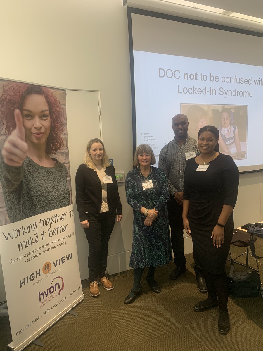 The Oliver Zangwill (@oliverzangwill) on Twitter photo The amazing team from <a href="/HighViewCare/">High View Care Services</a> who are sponsors for today’s event. Barbara has opened the second session talking about Locked In Syndrome, diagnosis and treatment. Powerful stories 😔 The amazing team from <a href="/HighViewCare/">High View Care Services</a> who are sponsors for today’s event. Barbara has opened the second session talking about Locked In Syndrome, diagnosis and treatment. Powerful stories 😔