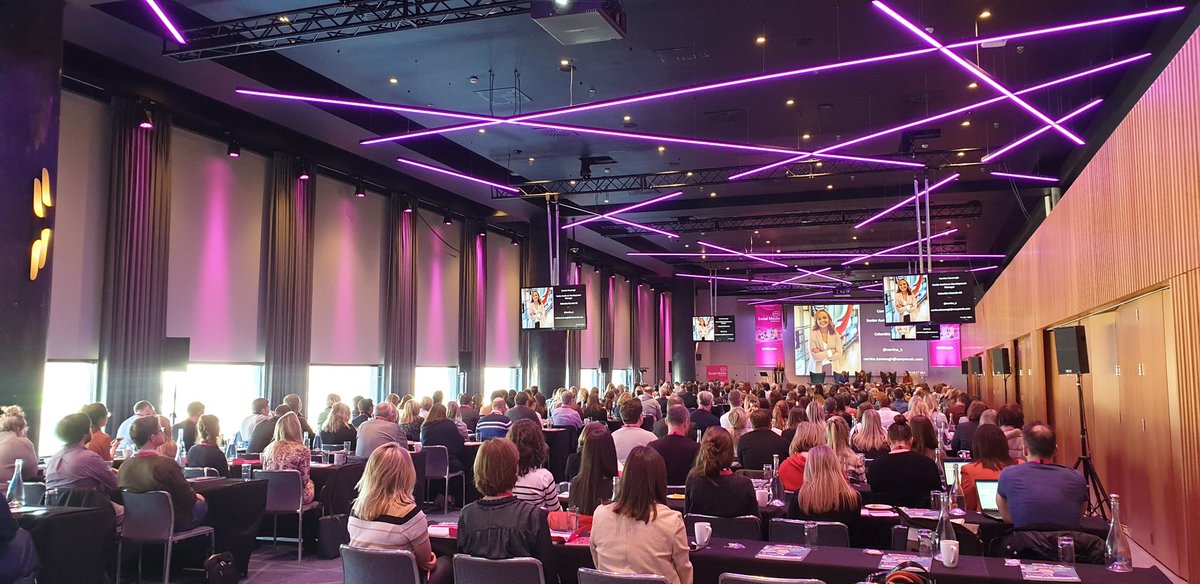 SharGC's tweet photo. Great to have the @tcddublin #TrinityisSocial team and colleagues at #SMDublin today @CrokePark! https://t.co/7jQqK5q1r7