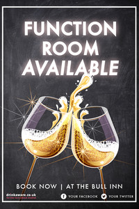 Show off any space you've got available for booking birthdays, parties and events with our People and Legal toolkit. 

Visit print2pubs.com for all our designs.