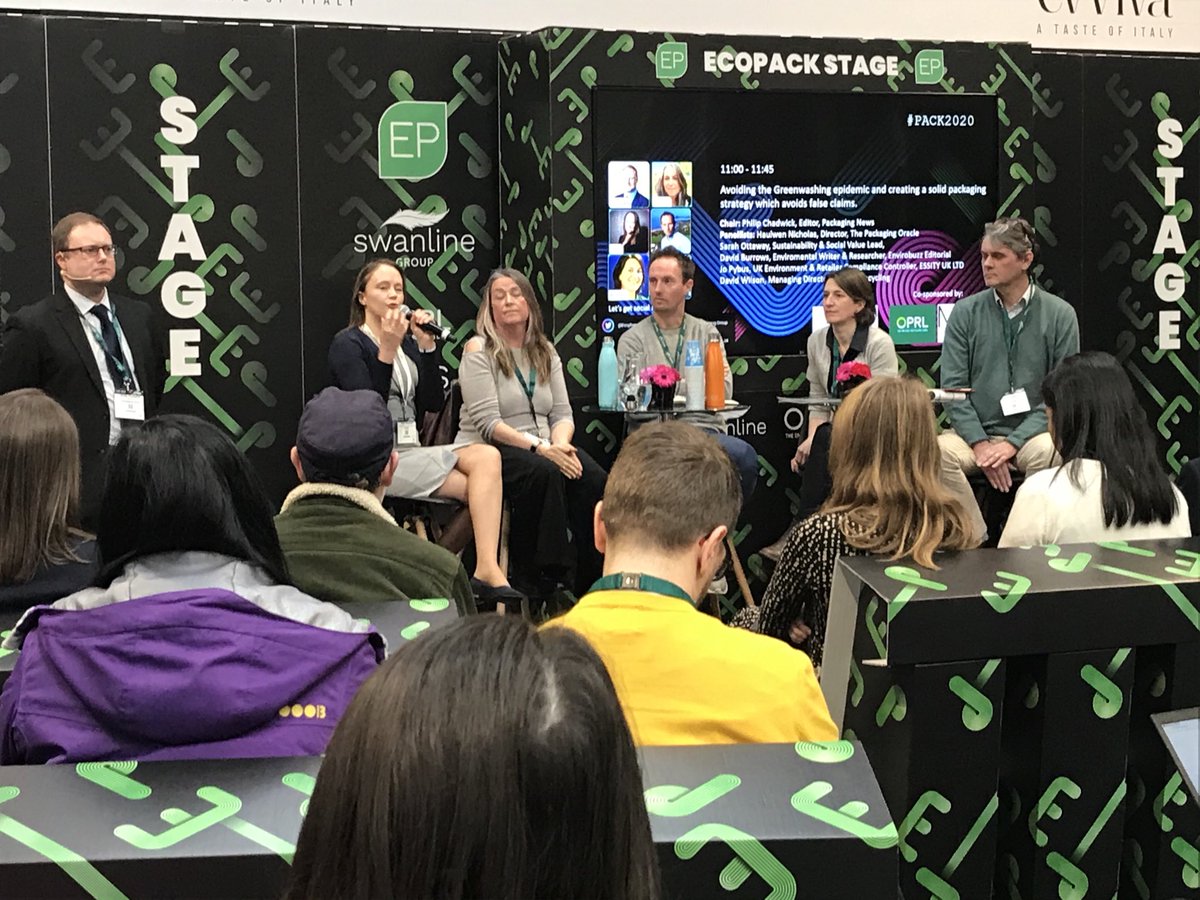 A superb panel discussion highlighting the essential need to avoid greenwashing and false claims, chaired by ⁦<a href="/PackNews/">PackagingNews</a>⁩ #PACK2020