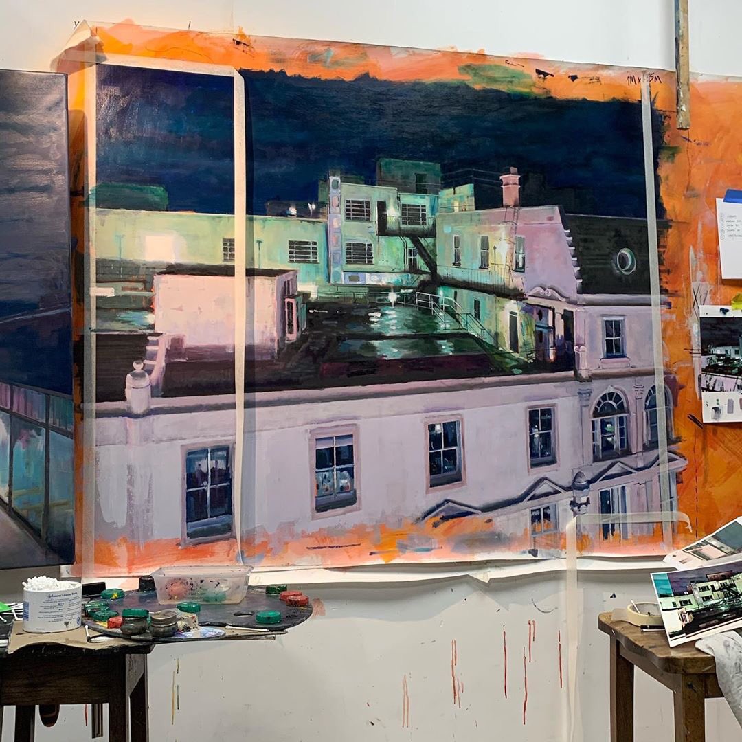 DeltaHStudios's tweet photo. ‘Think it’s about time this came off the wall. Stretchers coming’ @TimGoffe 
.
.
 #artcollector #smallartworks #oilpainting #timgoffe #aristtakeover #oilpainting #collectingart #emergingartist  #artforsale @i_see_this #paintingoftheday  #londonartist #art https://t.co/jT8KVXMYAh