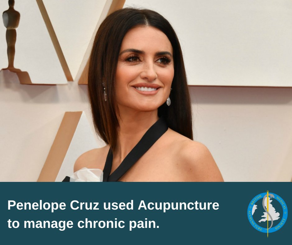 Did you know that actress Penelope Cruz used acupuncture to help manage chronic pain? 🤔

#Acupuncture #ChronicPain #Medical