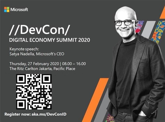 Coronna_Update's tweet photo. "You are not a coder. You are a problem solver." Norman Sasono, CTO Dana
Indonesia Digital Economy Summit 2020
#MSID25Contest #MSID25 #MSDevCon @MicrosoftID @MicrosoftAPAC @Microsoft https://t.co/oRnSmlBAHS