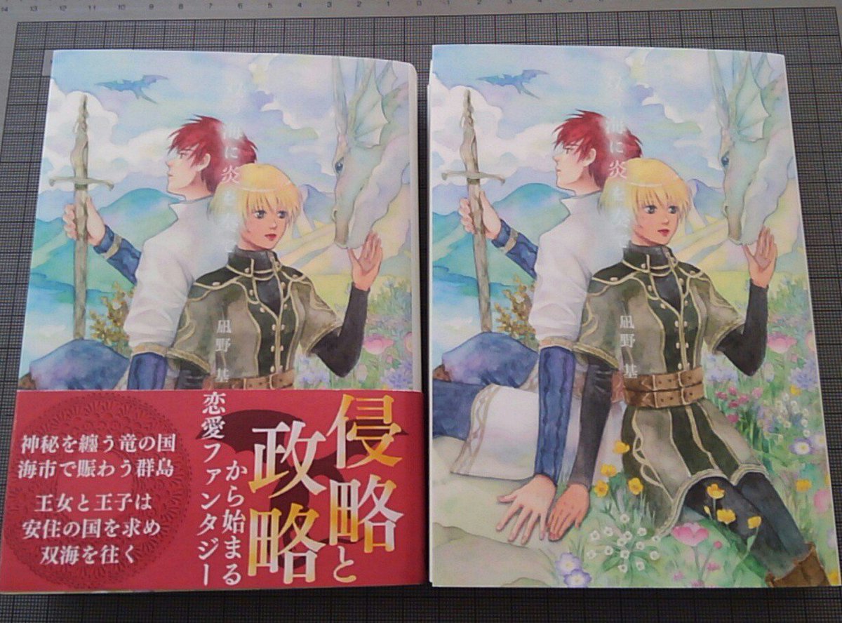 凪野基 推し同人印刷所を叫んでtlを元気にする ブロス さん愛してます大好き 分厚い小説本がお安いしスピン 栞紐 が入れられる ダン箱が丈夫 印刷 製本が信頼できるから 箔押しにトレペ帯をかけるデザインが実現できました 帯の印刷はグラフィック