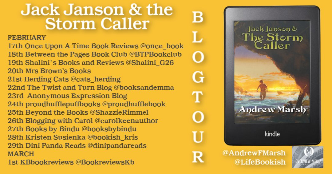 HeatherJFitt's tweet image. Despite time zone differences &amp;amp; technical difficulties, I am pleased to bring you @carolkeenauthor's review of Jack Janson &amp;amp; the Storm Caller by @AndrewFMarsh!
"I hope to read more of this series as it has great potential and could easily be a TV series." bit.ly/2PrwnrU