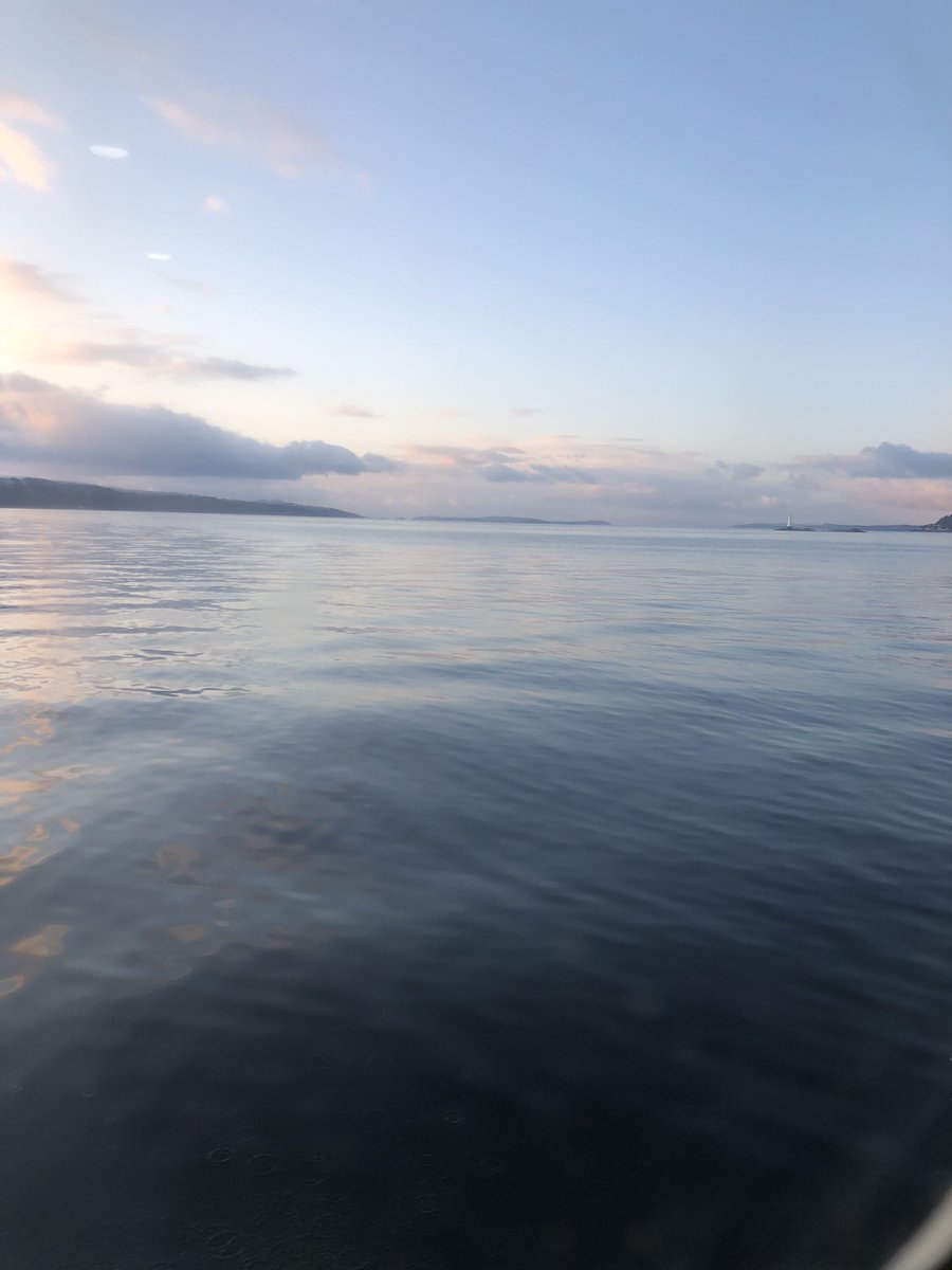 Beautiful ferry crossing to school this morning #àlainn