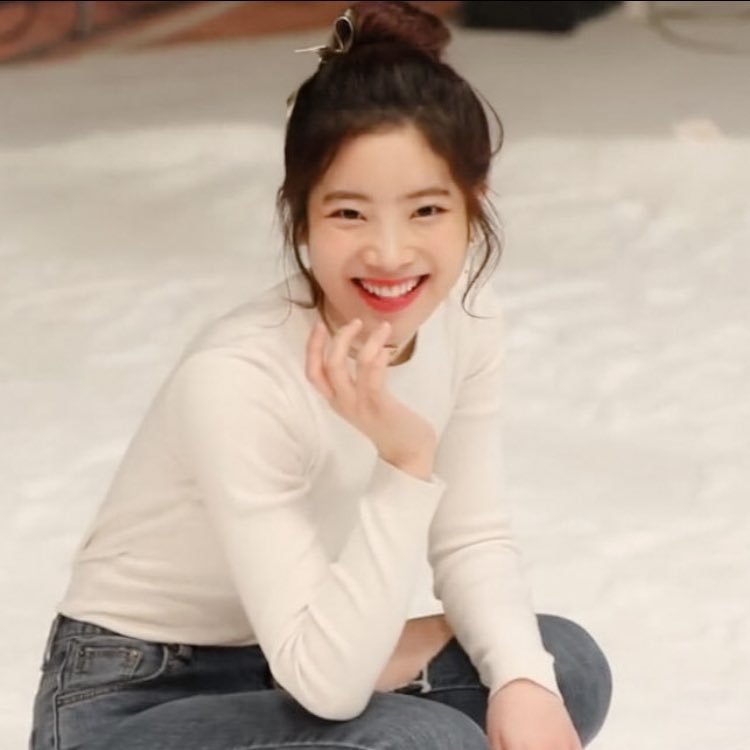 57. AHHH I got carried away oops... but this Dahyun  oof I miss her dark hair’s