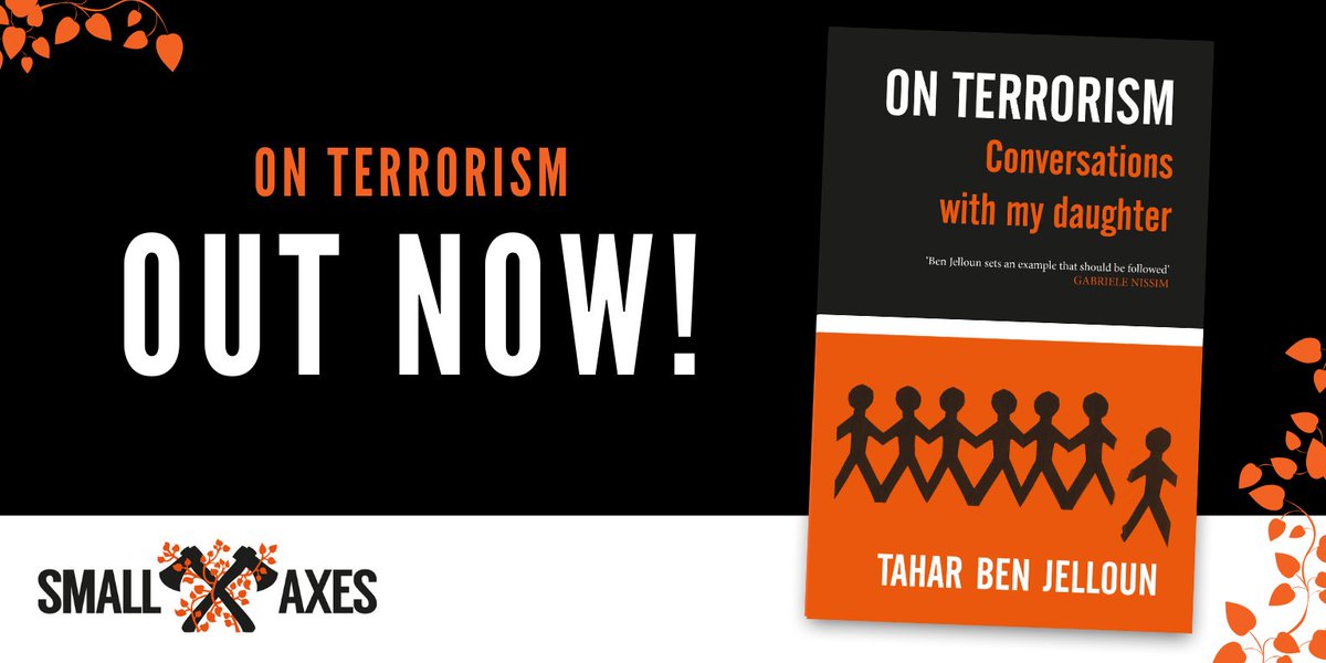 hoperoadpublish's tweet photo. Happy publicaiton day to @Tahar_B_Jelloun's #OnTerrorism, translated by @aneesa50abbas!
A crucial book for our times, re-contexualising Islam in the modern world, & its relationship to extremism and secularism for both Muslim and non-Muslim readers >> https://t.co/7IABS6qNfj https://t.co/B0zl3m9Ler