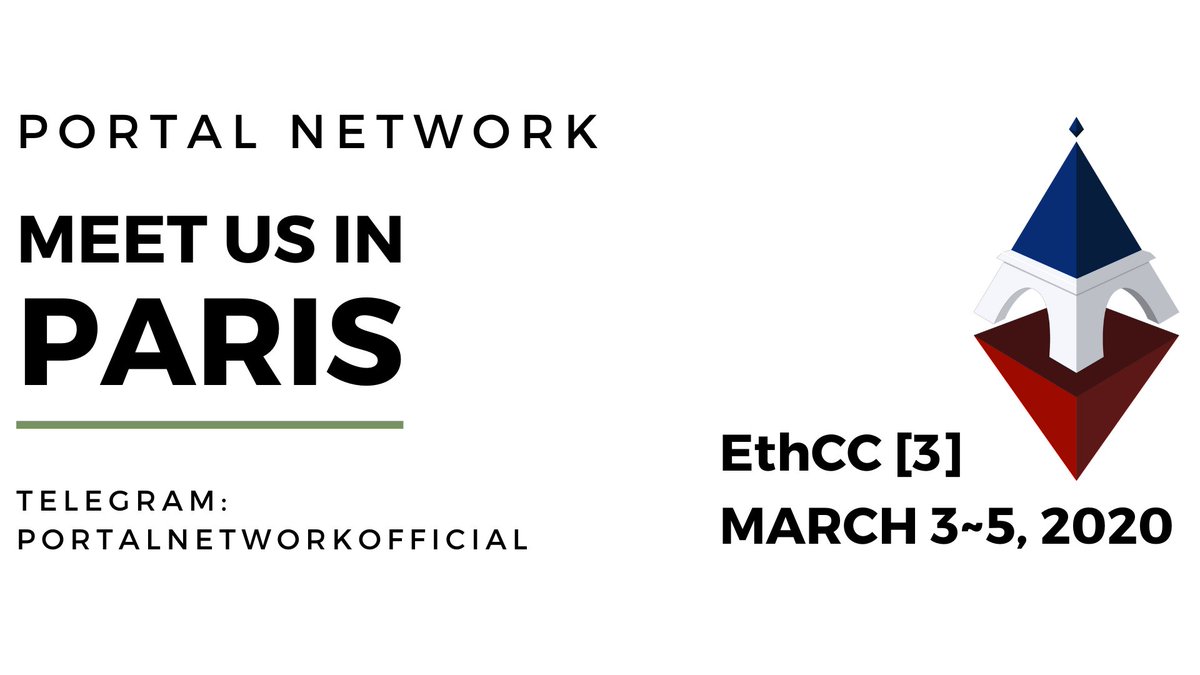 Portal Network (@itisportal) on Twitter photo Our founder, <a href="/shenchristw/">ChrisBuidl.eth</a> will be speaking at @EthCC_ about our latest development on Blockchain Name Service and KAIZEN-CLI! 🤩🥳🤩
Find out more about EthCC at: ethcc.io/index.html
Try it now: bit.ly/2lSH2Qy Our founder, <a href="/shenchristw/">ChrisBuidl.eth</a> will be speaking at @EthCC_ about our latest development on Blockchain Name Service and KAIZEN-CLI! 🤩🥳🤩
Find out more about EthCC at: ethcc.io/index.html
Try it now: bit.ly/2lSH2Qy