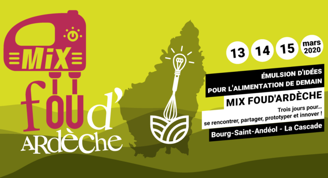 VeryFoody's tweet photo. Very Foody sera partenaire de Mix Fou d’Ardèche en tant qu’expert en #innovation culinaire. Cet événement collaboratif réunira du 13 au 15 mars des participants pour réinventer l’ #alimentation de demain https://t.co/zTVsCkymtb https://t.co/s1cLu9wStA