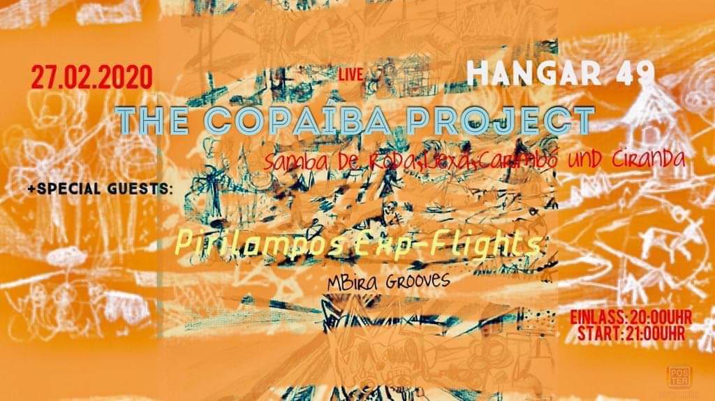 Hangar_49's tweet photo. Heute ab 20 Uhr im Hangar49
Live: The Copaiba Project &amp; Pirilampos https://t.co/01qSCxw2Kk
