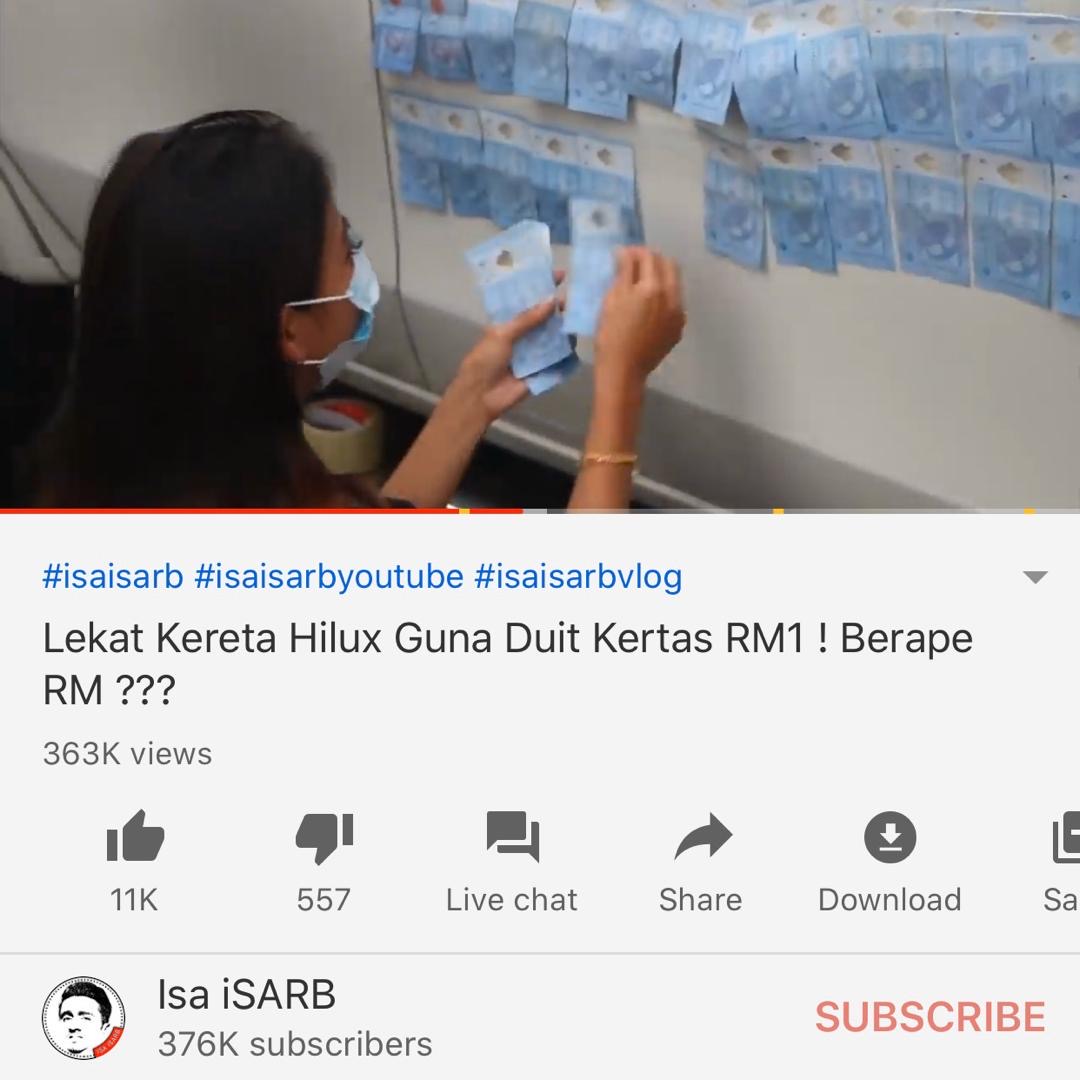 melafv's tweet photo. @danialadamm @Isa_Isarb Gaiss ade pembetulan ! Dia memang pakai duit RM1 la untuk semua content dia dari dulu lagi. TradeMark channel dia memang rm1. Bukan nak menghina ke ape2. Korang dok kecoh2 psal rm1 😹 pigi da https://t.co/iVDRDFoq8n