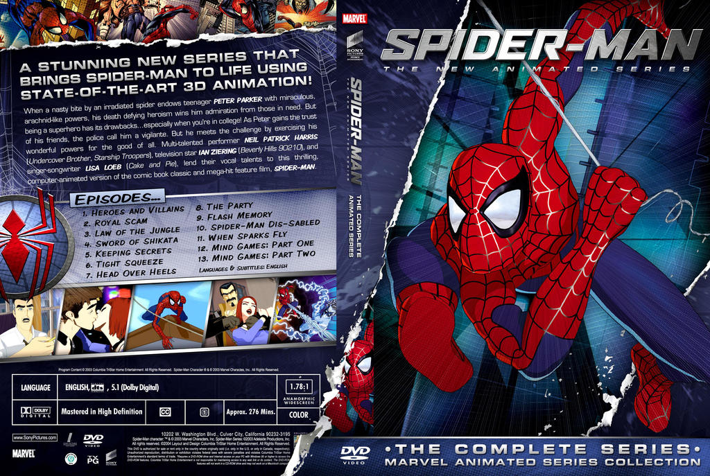 Here's RARE box art for Spider-Man: The New Animated Series, where in ...