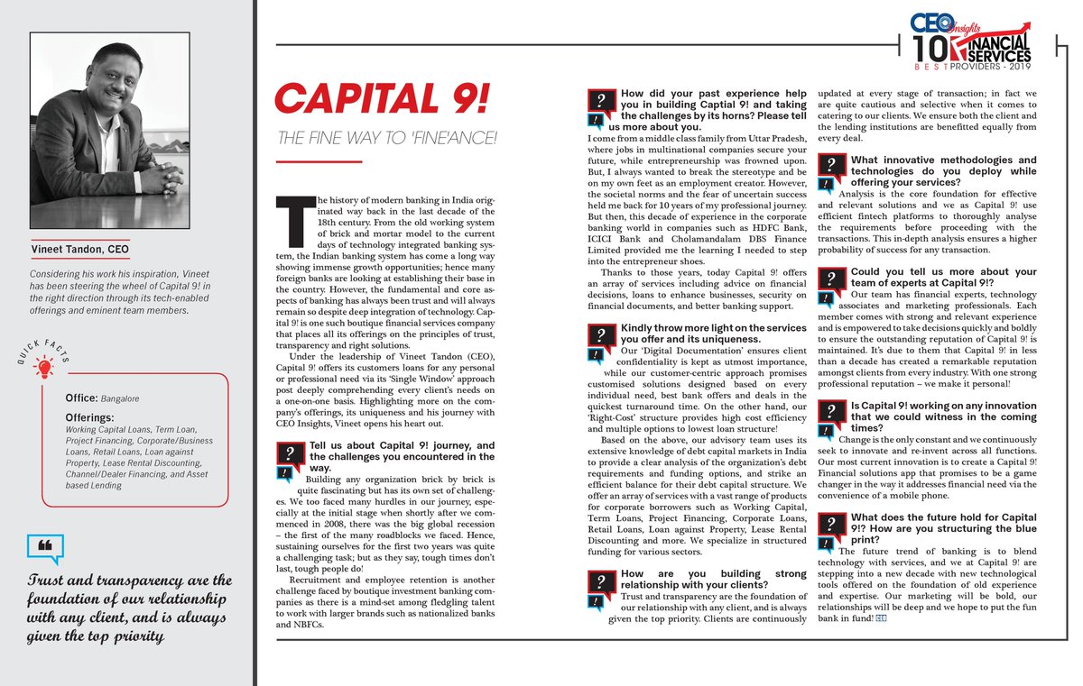 capital9in's tweet photo. Loans are about numbers and so is our brand name, but if there is any reason, we have earnt being in the TOP TEN financial services of the country it is because of having YOU as our number ONE priority!
#recognition #awards #teamwork #successstories #celebration #capital9 https://t.co/oMBIXZCZlK