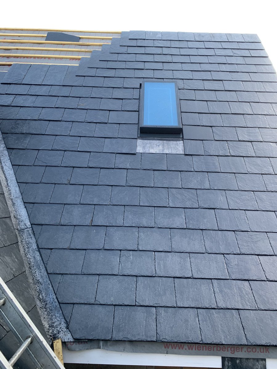 New slate being installed today in #altrincham