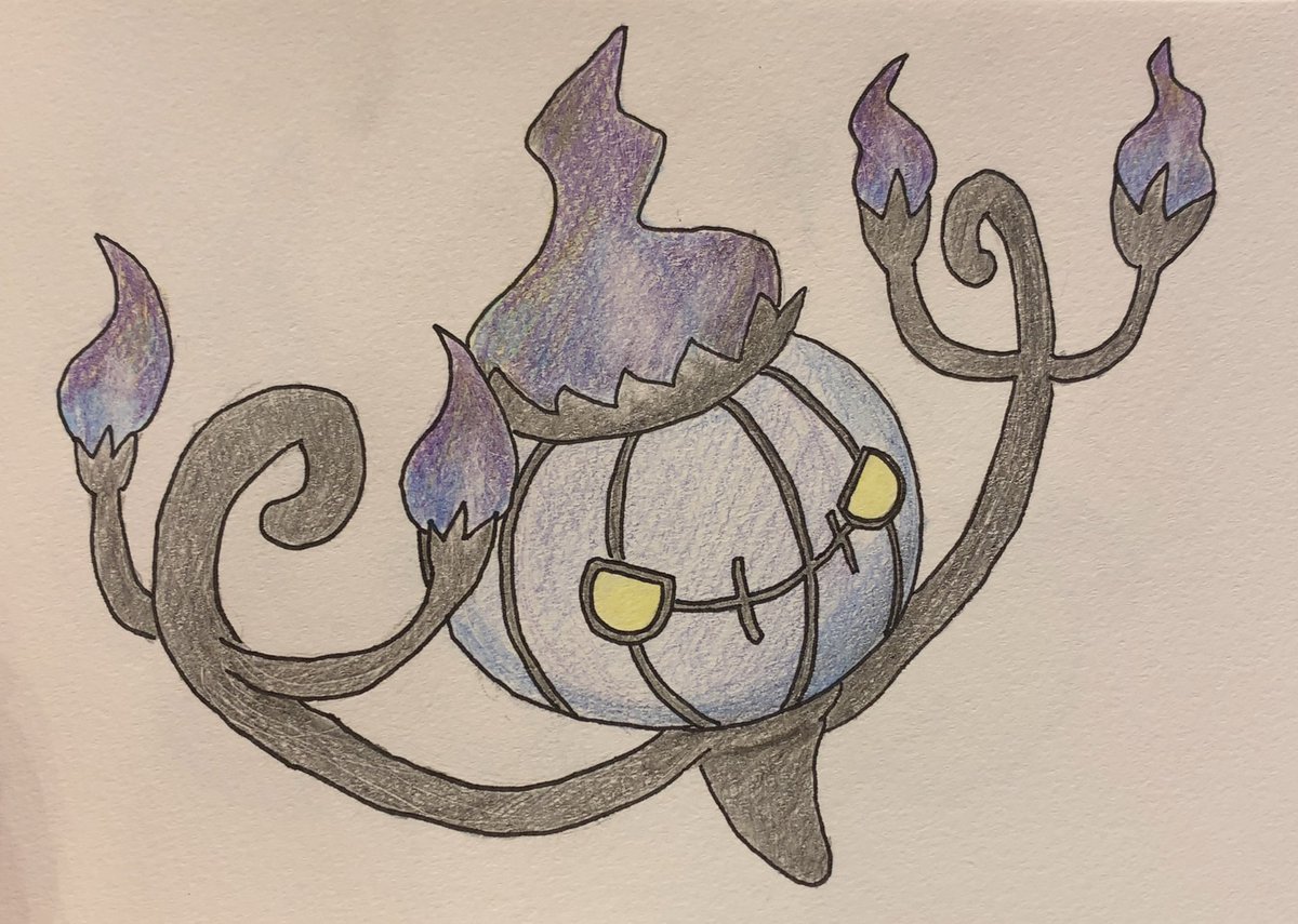 未唯 ミイ シャンデラ ポケモンイラスト ポケモン全員描こう委員会