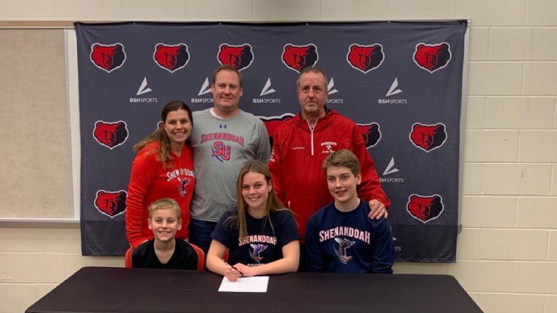 Congratulations to Raeanne King who will continue her Academic and Soccer career at Shenandoah University.  Raeanne was a 4 Year Varsity Player and plays defense. She will major in Biology.  She is pictured with her Parents Jim and Maria King and Boyertown Head Coach Bill Goddard