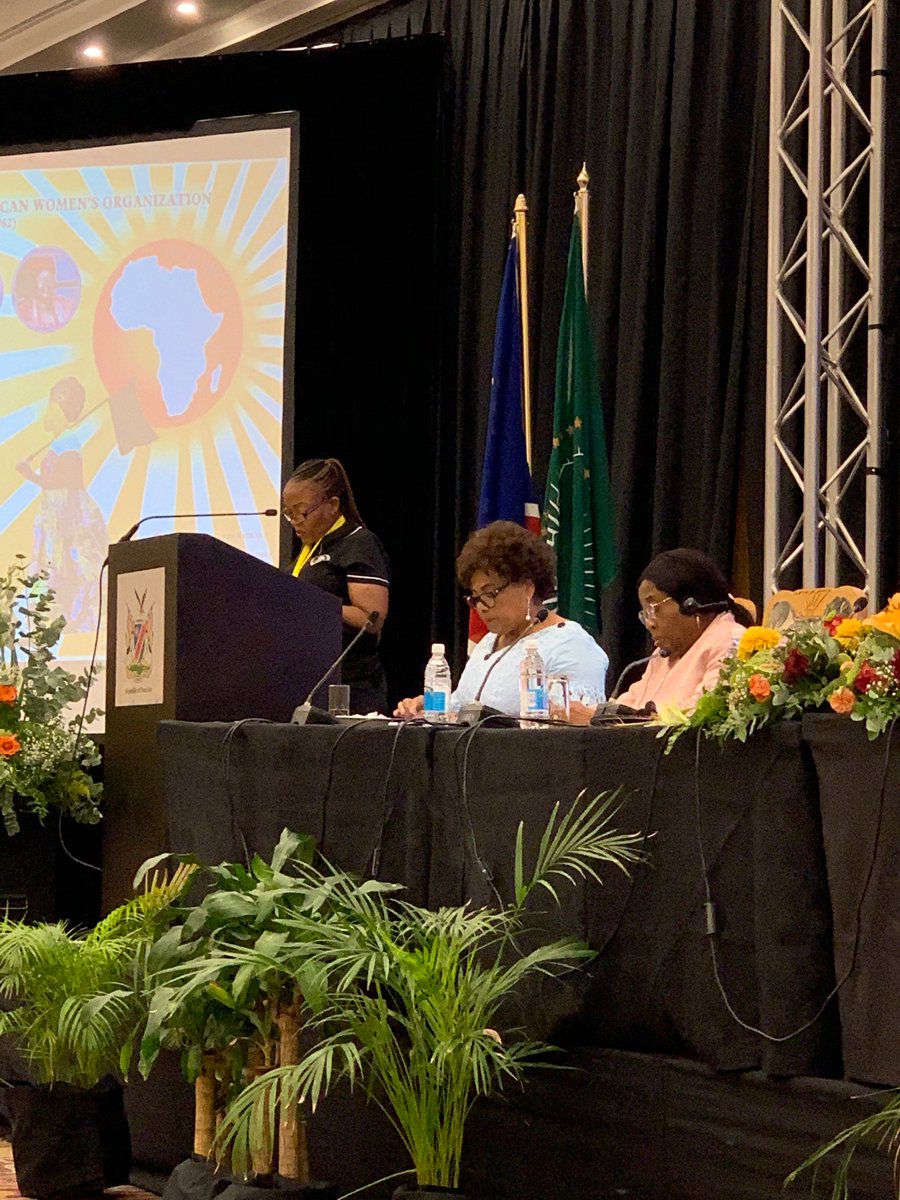 Earlier this morning I tabled the Secretariats Report during the PAWO 10th Congress, in Windhoek Namibia. It has been an honor to have served as the Secretary-General of the @Pawowomen in this term. #PAWO2020 #PAWOWomen
