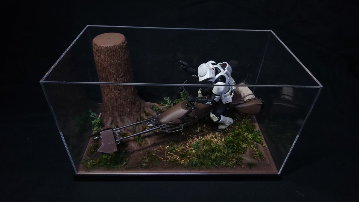 SaitoAtu's tweet photo. 1/12 SCOUTTROOPER SPEEDERBIKE
#STARWARS #BANDAISPIRITS_MODEL_KIT2020 https://t.co/ZGppu3DWBv
