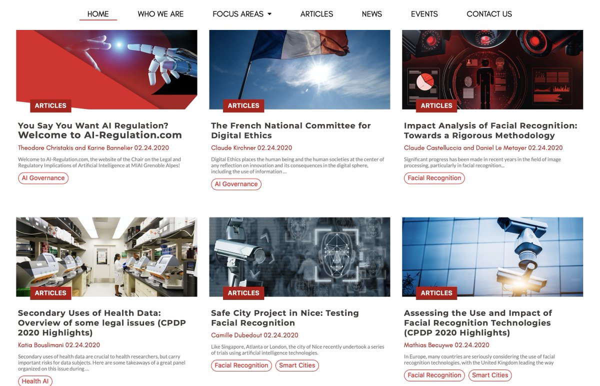 AI_Regulation's tweet image. Welcome to AI-Regulation.com !
All you need to know about the Legal and Regulatory Implications of #ArtificialIntelligence! We publish substantive articles as well as news updates on worldwide developments in #AI regulation.
Launch of our website 👉ai-regulation.com