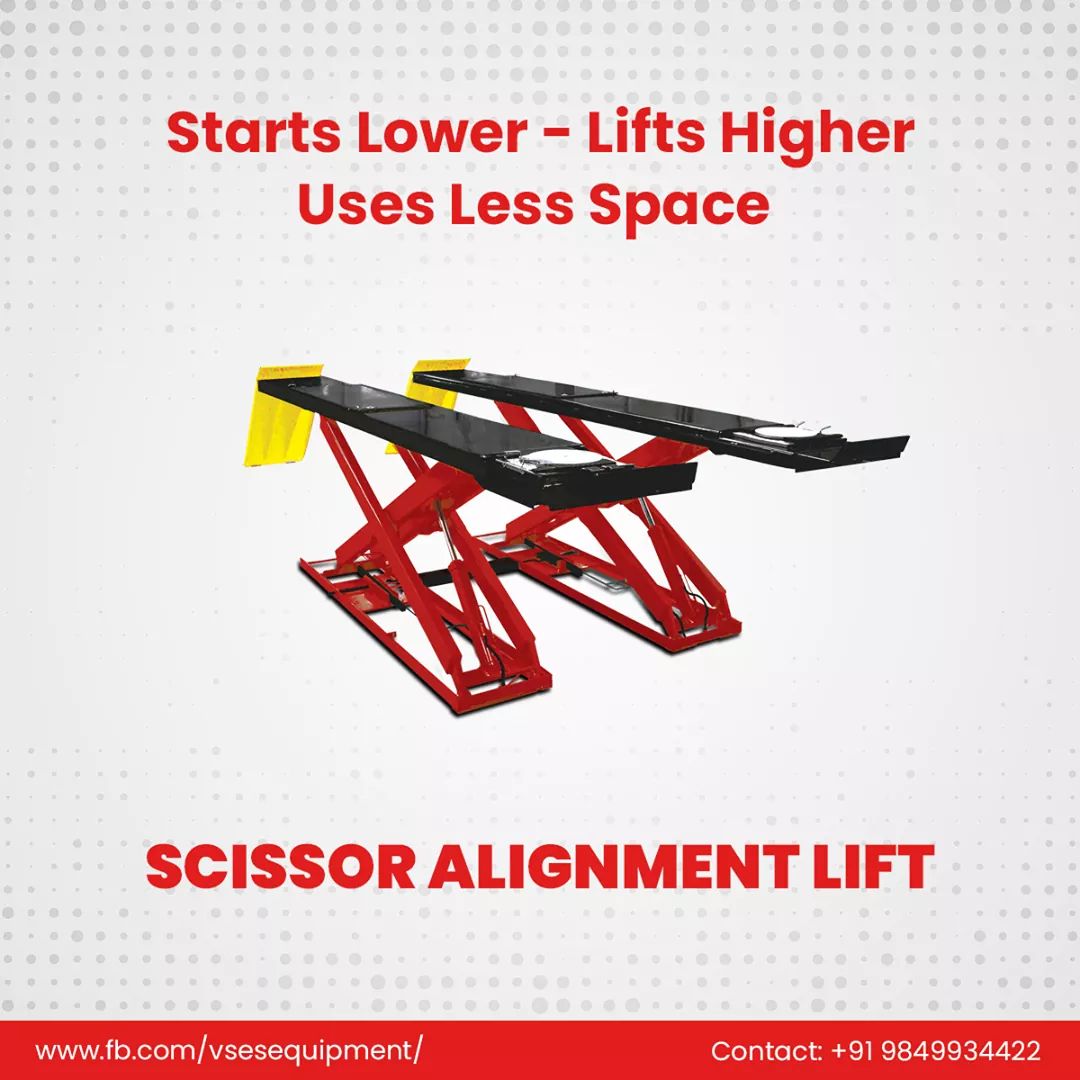 vsesindiapvtltd's tweet photo. The scissor alignment lift makes wheel alignment easy.
Buy now at, https://t.co/GOiHCr2Pzv
For quotations call/Whatsapp at, +91 9849934422
#vsesindiapvtltd #johnbean #lift #carlift #alignmentlift #wheelalignment #equipment #cars #tools #andmore https://t.co/mWyug4XZH1