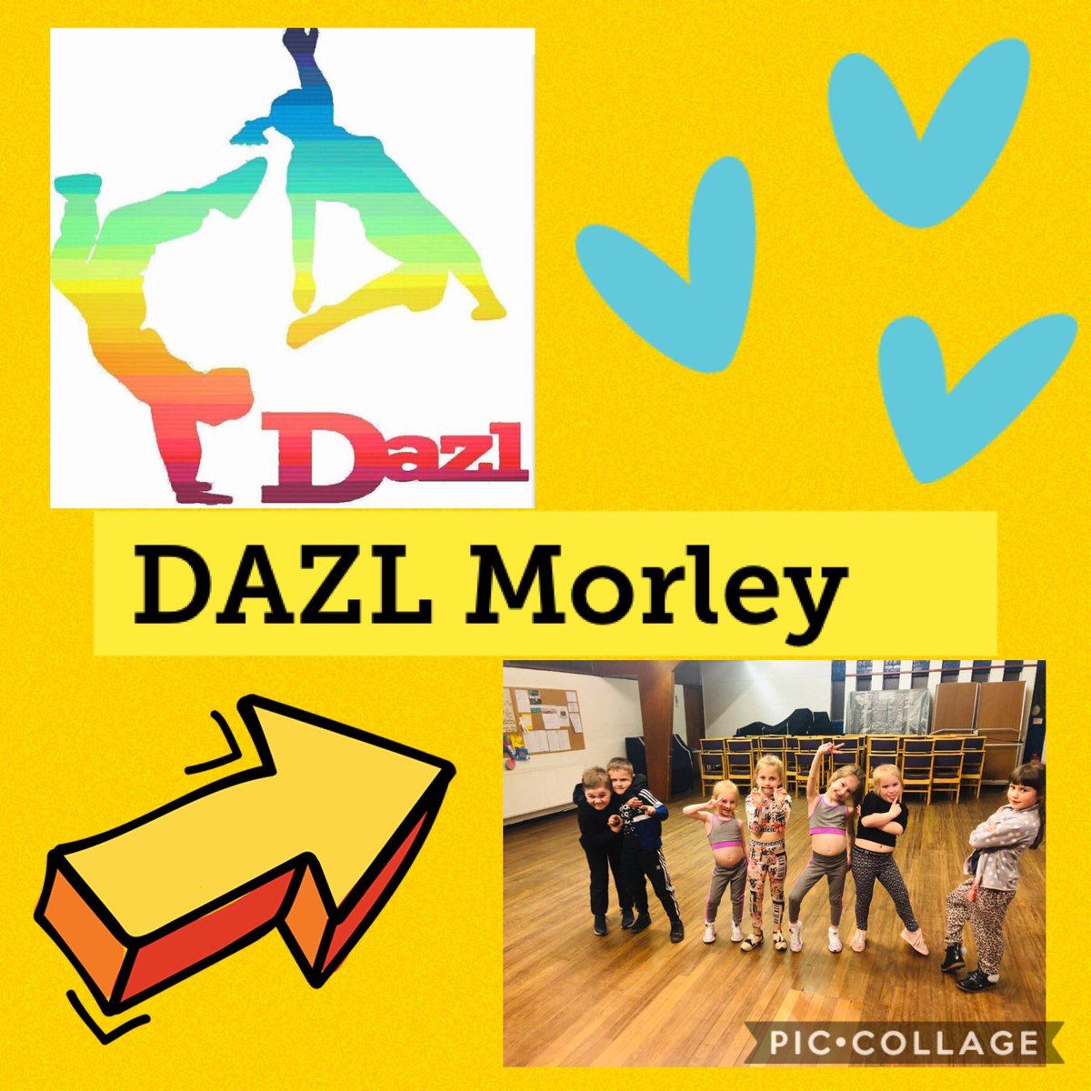 We had a fantastic first session back yesterday with our DAZL Morley crew! Well done to our new starters, see you all next Wednesday 💛 <a href="/DAZL_Leeds/">Dance Action Zone Leeds - DAZL 🏳️‍🌈</a> @DAZL_Dance  <a href="/WKidger/">Wyn Kidger</a> <a href="/BreezeLeeds/">Breeze Leeds</a> <a href="/morley_newlands/">Morley Newlands</a>