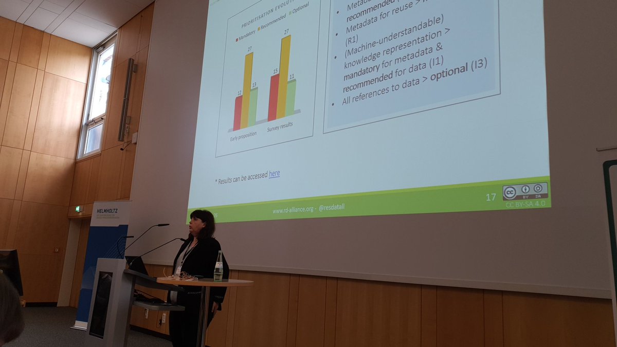 #rdade2020 discuss FAIR . @EditMrs presents #rda FAIR Maturity WG