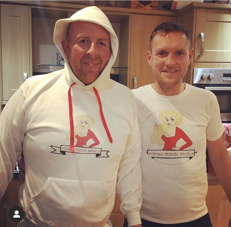 crossstitchb's tweet photo. @TheAiCPodcast Happy 100th to my faves Ant & Dec on a budget.
Thank you for letting me be the 1st female on the show, resulting in 100โs (maybe even 1000โs) of sales to Jack Bastard, Swans heads. Forever grateful #theAICeffect
Also will never tire of this pic of you both ๐คฃ https://t.co/H8L3cafI1U