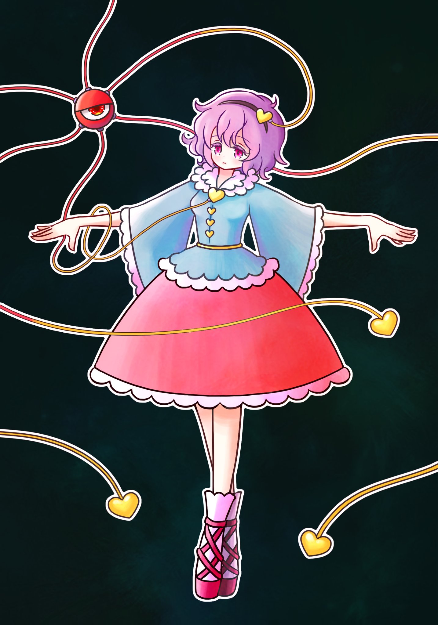けいと さとりちゃんかわいい サードアイもかわいい 古明地さとり けいと さとりちゃんかわいい サードアイもかわいい 古明地さとり