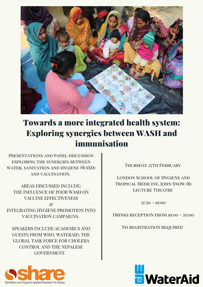 OmPrasadGautam's tweet photo. Looking forward to speak in this exciting panel discussion meeting on “WASH and Vaccine” tonight@LSHTM, London, UK! Join us in person or live! #WaterAid #LSHTM #SHARE #WASH #Intergration #Vaccine https://t.co/p27Ak5FHcZ