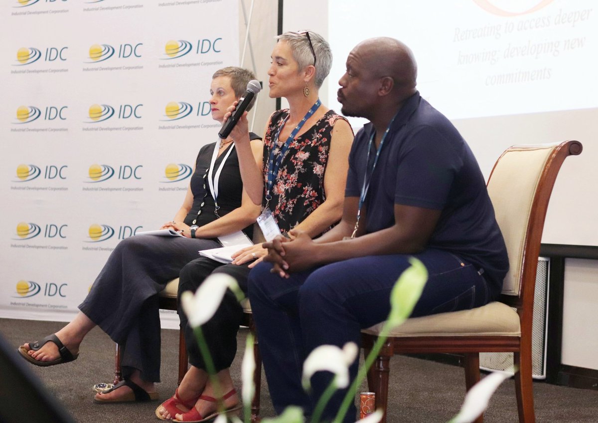 SynergyGlobalCo's tweet photo. Day 2: Planning for Impact as we explore benefit delivery , Social change practitioners Rebecca Freeth of @reospartners and Tshepo Mabilu of Kgalagadi Business Solutions join the session today.
#RE4ComDev @Jade_SkyPM @energyblog_sa @USAID_SAfrica #ForethoughtAfrica https://t.co/qRoizwSDDH
