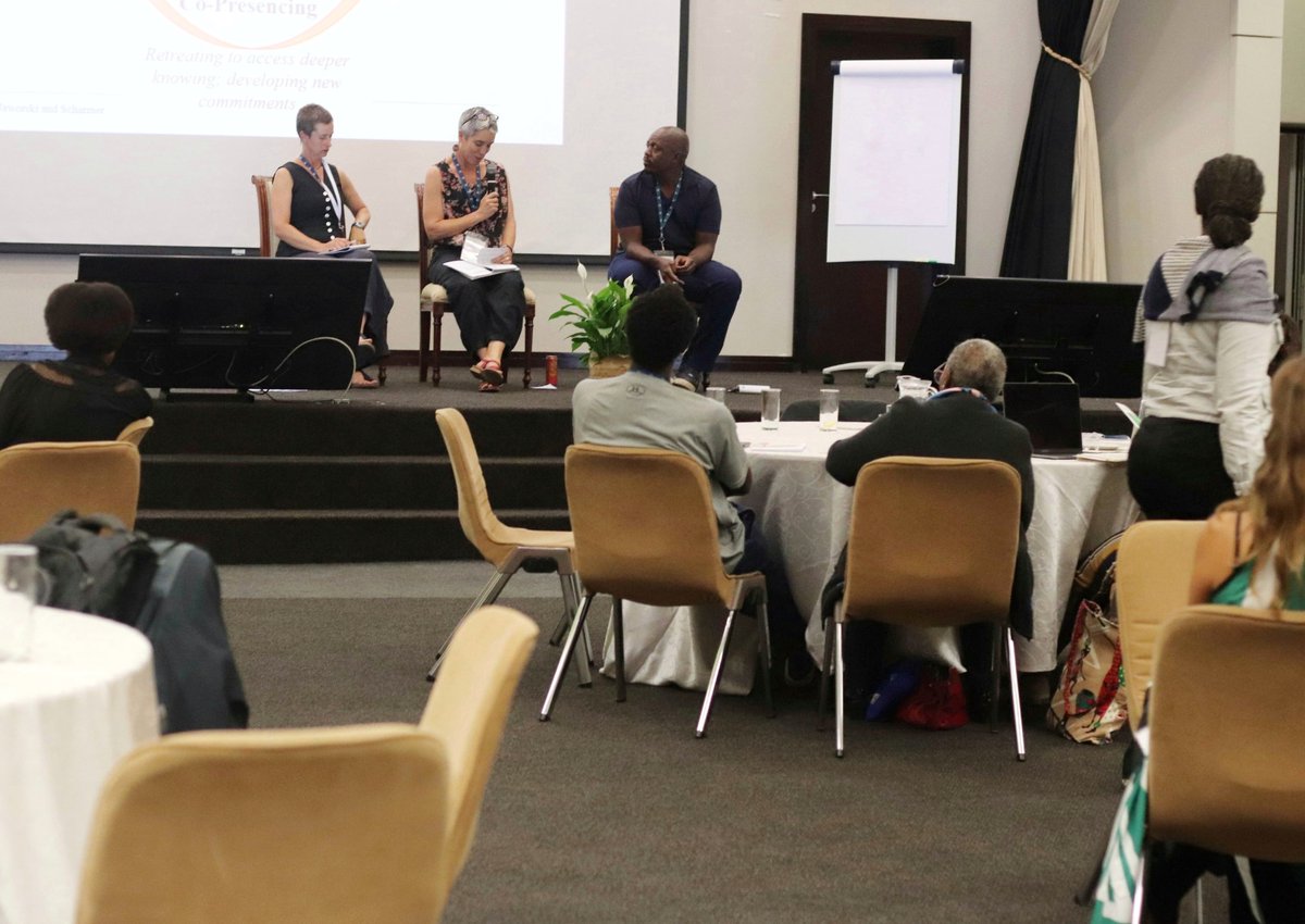 SynergyGlobalCo's tweet photo. Day 2: Planning for Impact as we explore benefit delivery , Social change practitioners Rebecca Freeth of @reospartners and Tshepo Mabilu of Kgalagadi Business Solutions join the session today.
#RE4ComDev @Jade_SkyPM @energyblog_sa @USAID_SAfrica #ForethoughtAfrica https://t.co/qRoizwSDDH