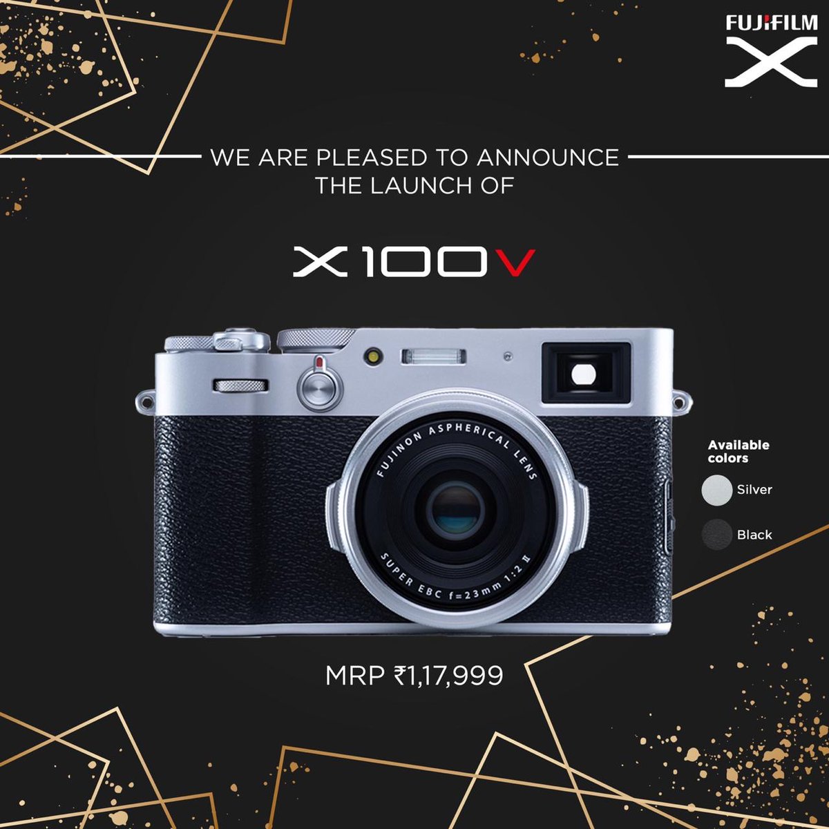 FujifilmXIndia's tweet photo. The wait is finally over.
We are pleased to announce the launch of X-100 V, X-T200, and XC35mmF2 and GF45-100mm F4.
Click the link in our bio to know more!
#FujifilmXT200 #FujifilmXA7 #Fujinonlens #FujifilmXIndia #MirrorlessIsMore https://t.co/77kqDUNvmT