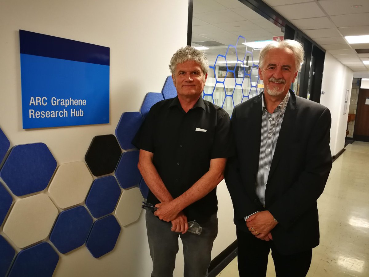 Exciting visit to @ARCGrapheneHub @LosicG @UniofAdelaide by Prof Laurent Fulcheri @MINES_ParisTech #FrenchFab a guru of new #plasma process for direct #CO2free cracking #hydrocarbons for #carbonblack #hydrogenproduction scaled at monolithmaterials.com/pilot-plant/
 monolithmaterials.com