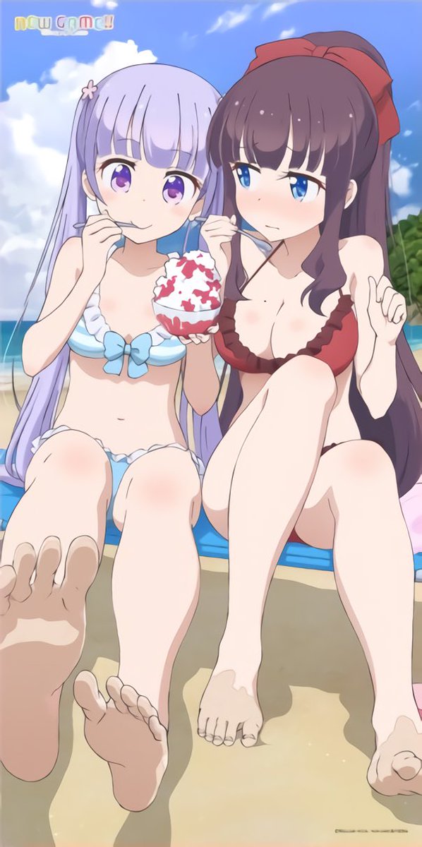 足裏アニメ画像bot 手動 New Game 涼風青葉 滝本ひふみ 足裏アニメ画像bot 手動 New Game 涼風青葉 滝本ひふみ
