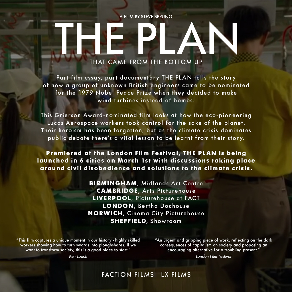 taragreaves's tweet photo. #Norwich is one of 6 cities to launch 
Steve Sprung’s The Plan on Sunday. See the film @CinemaCityNrw followed by a panel discussion including ex-MEP @catherinerowett and Prof @greenrupertread from @uniofeastanglia. #theplan @FactionFilmsLtd #cinemacity #booknow https://t.co/Tv1YfygMKw