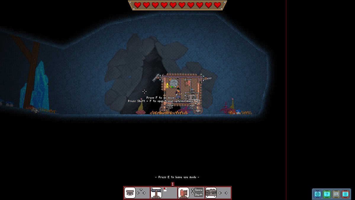 Back when we were first adding vehicles to the main menu of Mechanic Miner, this thin (yet ominous) red line would show up in other game modes 👀

#ScreenshotSaturday #Videogames #IndieGames #IndieWatch