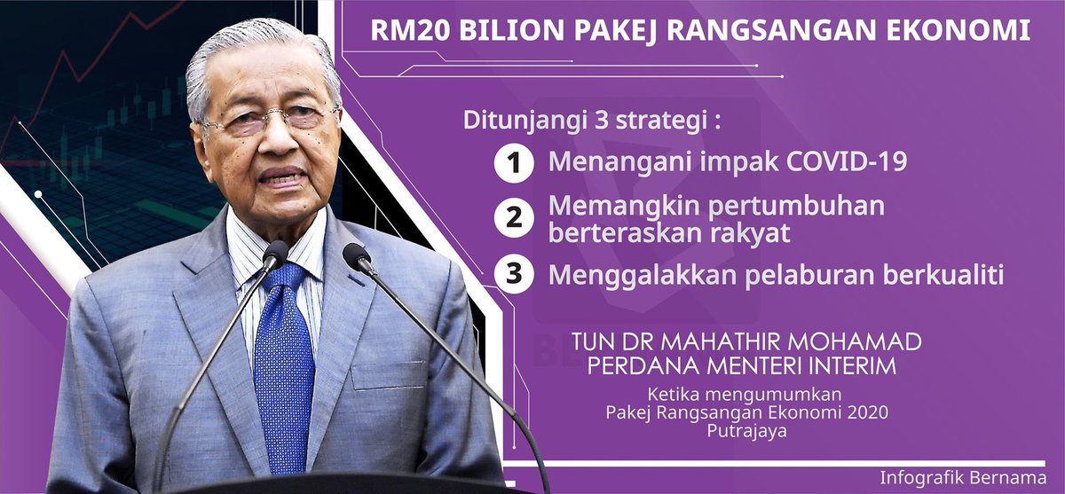 [Infografik] Tun Dr Mahathir Mohamad (RM20 bilion Pakej Ransangan Ekonomi)

Sumber : BERNAMA

#JaPenSabah
#SayangiMalaysiaku
#MalaysiaBersih
#KemakmuranBersama
#banyakbahsudahkamibuat