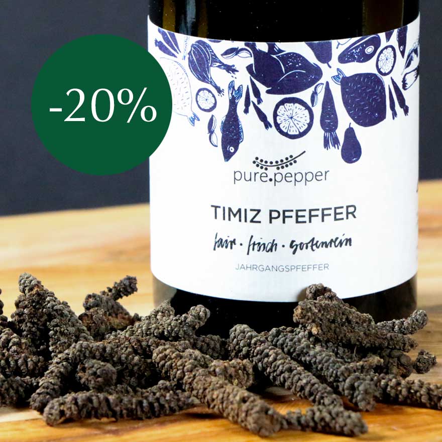 Das Angebot der Woche in unserem Shop: erlesener Timiz Langpfeffer aus Äthiopien. Jetzt mit 20% kaufen! bit.ly/3acN7eG #food #spices #specialdeal #jetztkaufen