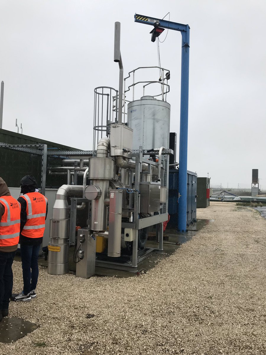Visite de la station biométhane de Saints (77) #biomethane #transitionenergetique #GRDF