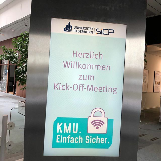 Kick-Off-Meeting zum Projekt KMU.einfachsicher ift.tt/2Tg4kge