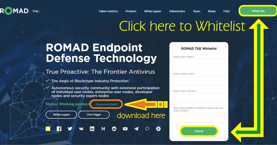 Get WHITELISTED to get RED now. ROMAD is your sure solution to protecting yourself in this world of cryptojacking &amp; 0-day exploits. Watch this short vid by Romad's Finest to find out why 👉 youtu.be/Qdvn4o3Zlzw
It's your responsibilty to keep your personal &amp; business data safe
