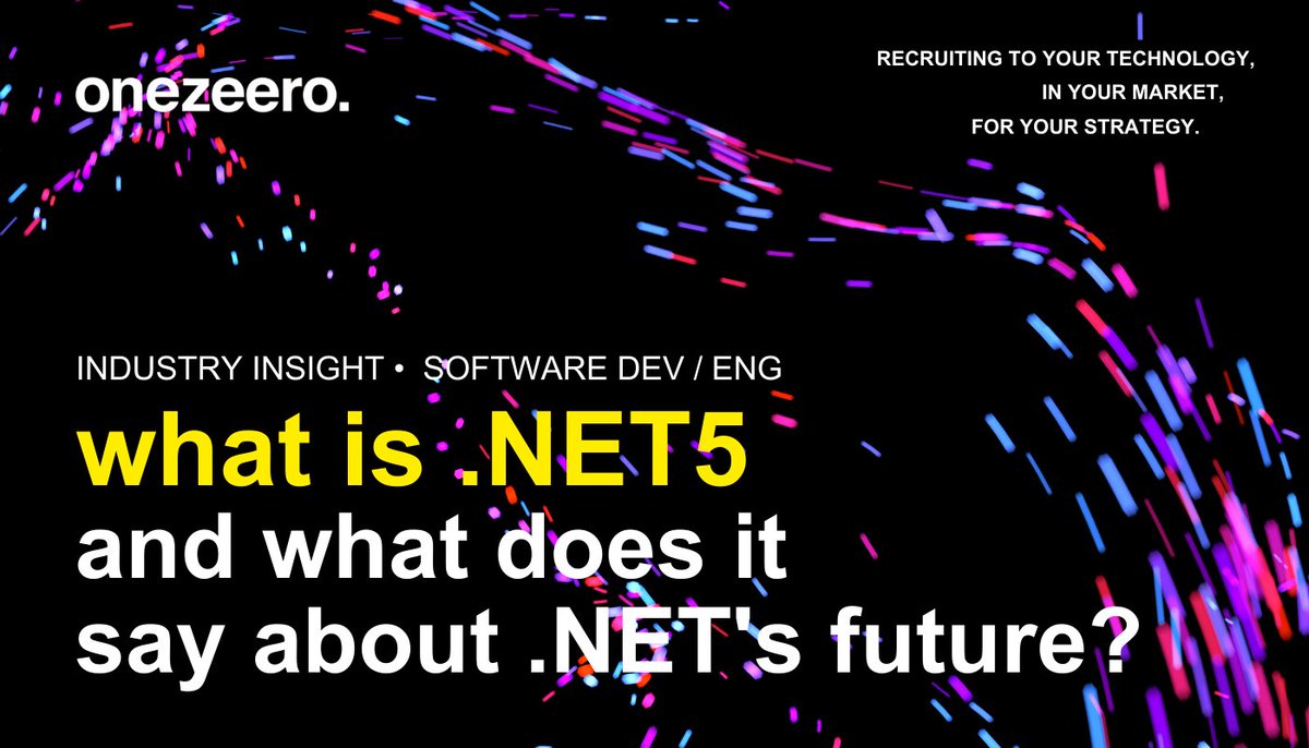 NEW #tech blog // in a recent #SoftwareDev insights blog, our senior .NET consultant Chinyere Stapleton introduces you to .NET 5 and how its versatility will keep .NET popular. Read on to find out about recent developments in the space, and much more >> bit.ly/32ukFly