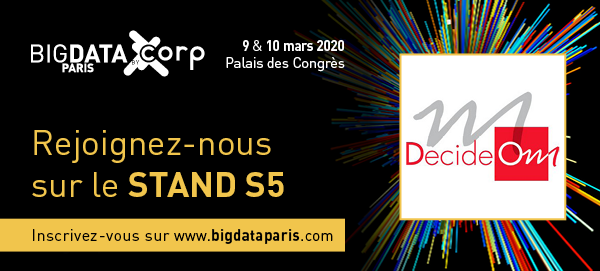 decideom's tweet photo. 📢 Vous recherchez des solutions innovantes pour améliorer la #connaissanceclient la #fidélisationclient l' #anticipationperteclient la #prévisionsdevente...
Retrouvez-nous au @bigdataparis - Stand S5 
Venez voir notre Pitch lundi 9 à 11h30 Village Startup
https://t.co/Ll2Yj1AZtS https://t.co/lEv9fZqECi