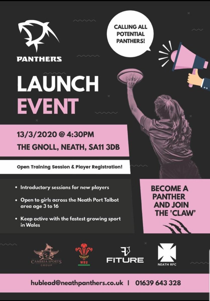 Check out the new <a href="/WRU_Community/">WRU Community - Wrth galon y genedl</a> Girls Hub <a href="/NeathPanthers/">Neath Panthers</a> at their Open Day!! #BecomeAPanther