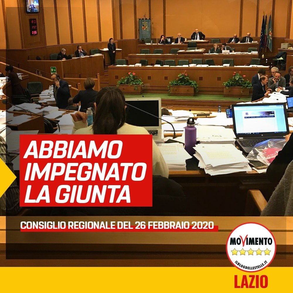 M5SLazio's tweet photo. ➡️ #COLLEGATO2020: ECCO LA SINTESI DEI NOSTRI ORDINI DEL GIORNO APPROVATI!
Tra le nostre misure approvate i corsi #LIS per gli operatori sanitari, il contrasto al #gioco #azzardo. Ma non finisce qui: scopri di più
👇
https://t.co/0hVmZwTqKh https://t.co/Kha6jaDHBT
