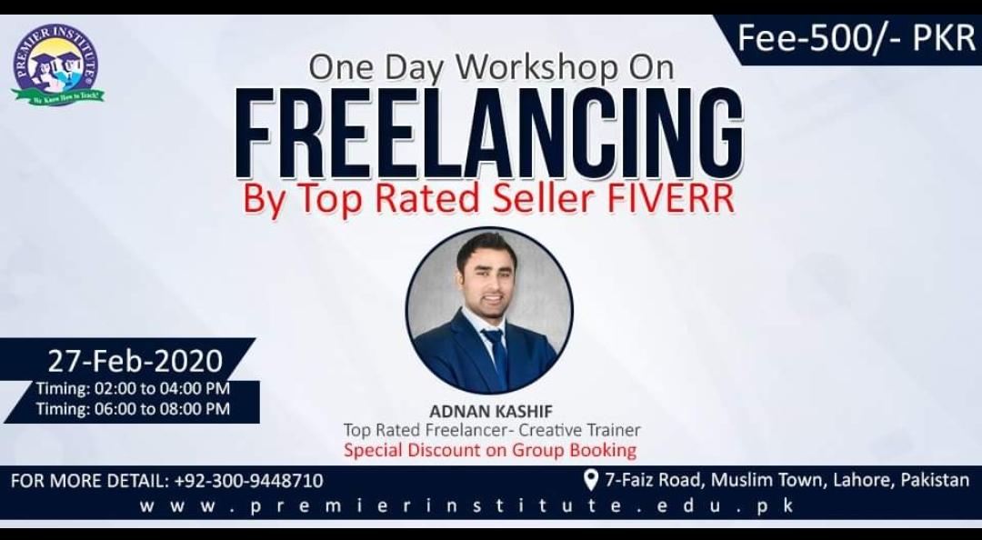 aadnankashif's tweet photo. One Day Workshop on #freelancing at #premierInstitute #Lahore #freelance https://t.co/FOX5SUXmHC