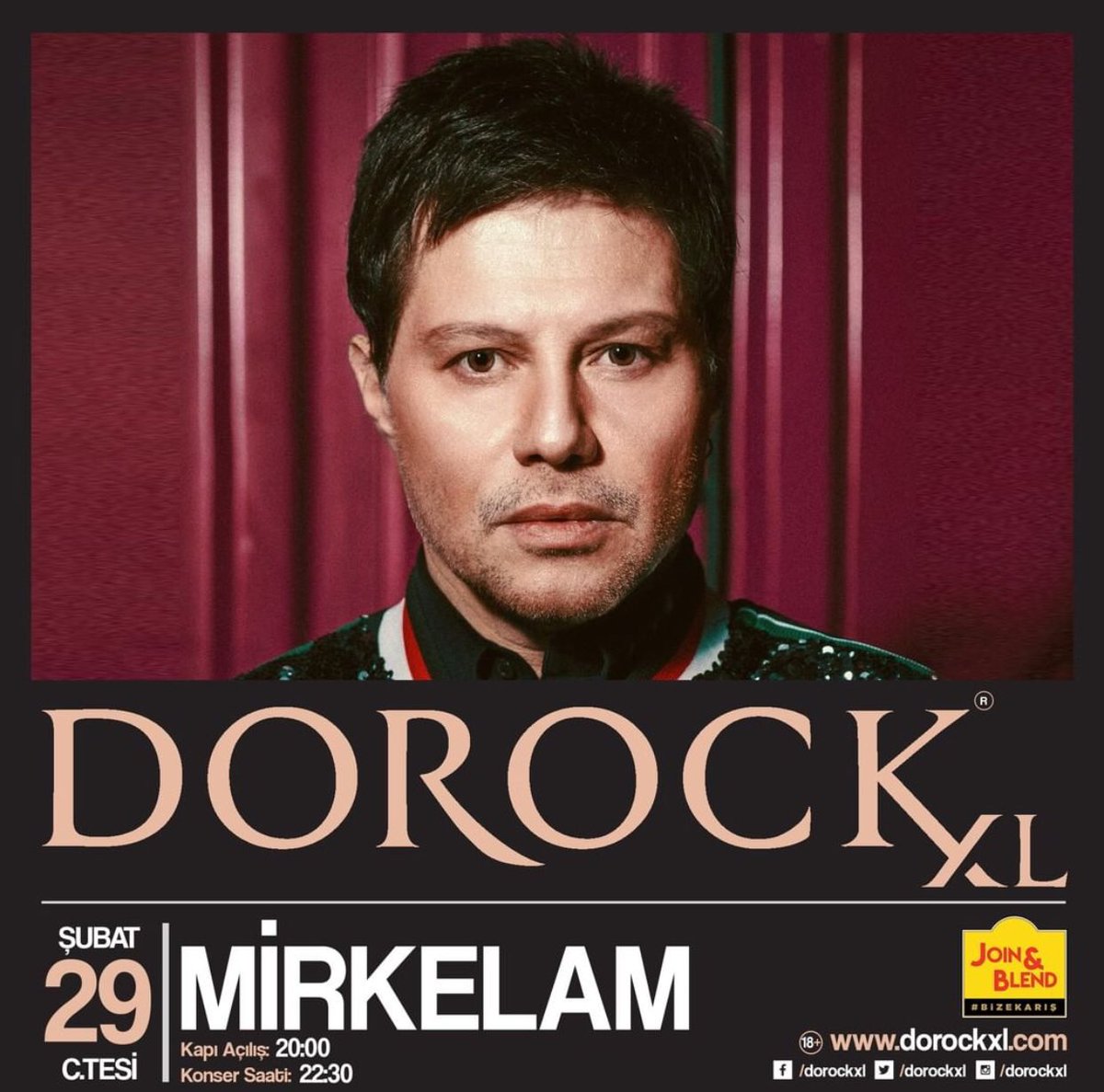 29 Şubat Cumartesi Akşamı <a href="/dorockxl/">DorockXL</a> Sahnesindeyiz ! 
#konser #mirkelam #mirkelamşarkıları