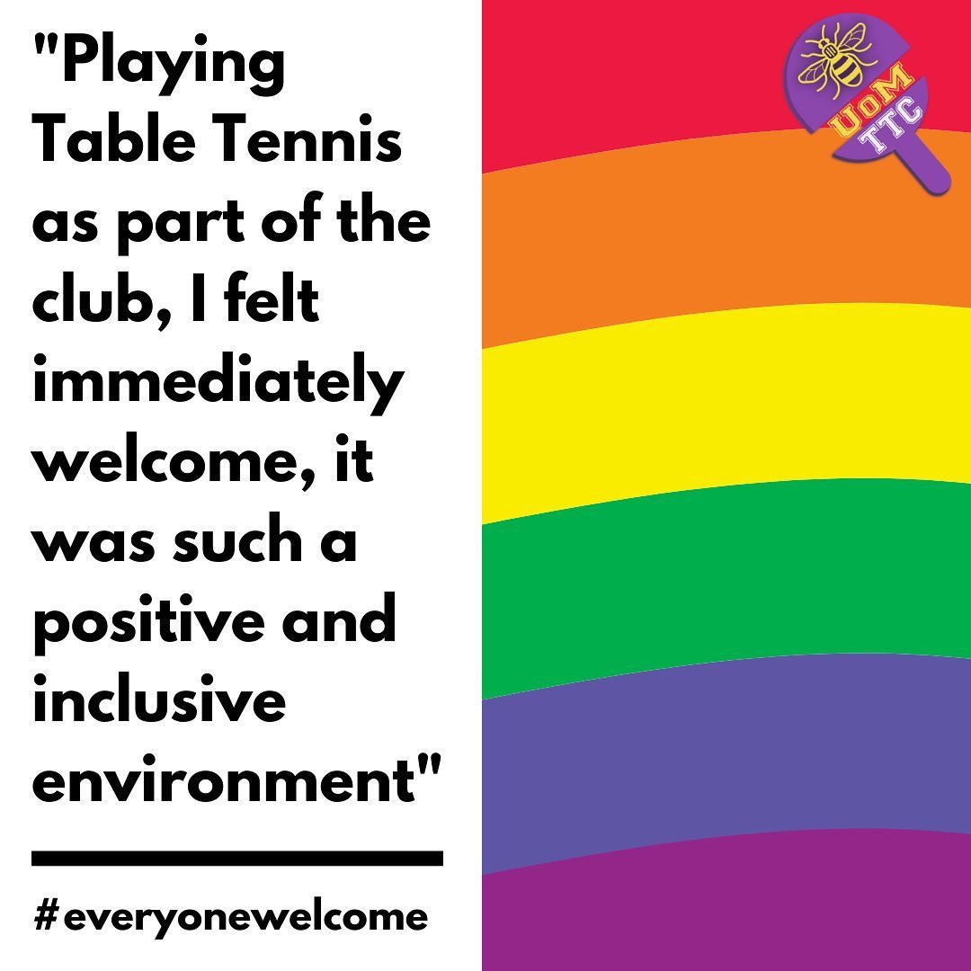 #everyonewelcome #LGBTHM2020 💜🏓🏳️‍🌈